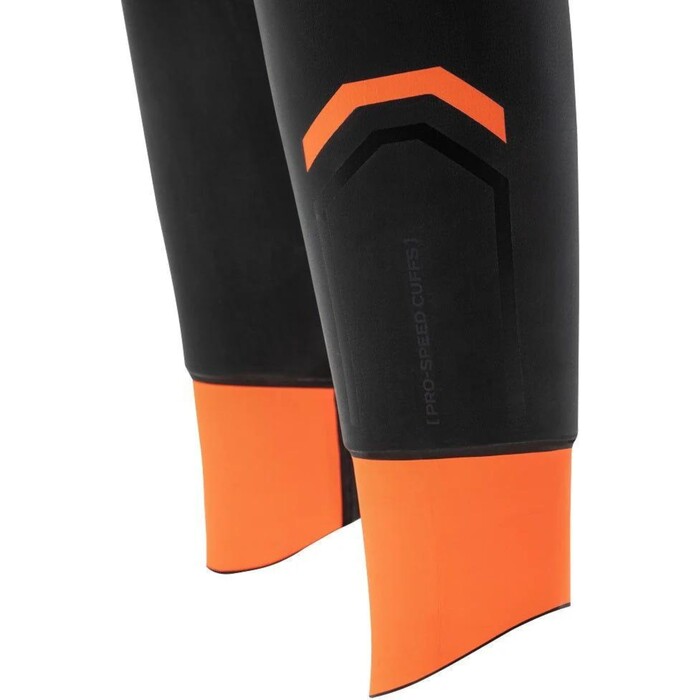 2024 ZONE3 Mnner Thermal Aspire Wetsuit WS22MTHRM101 - Black / Orange